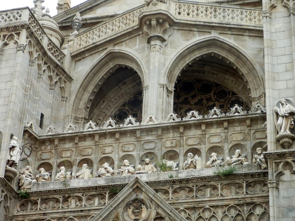 Catedral, detalle Santa Cena, fachada